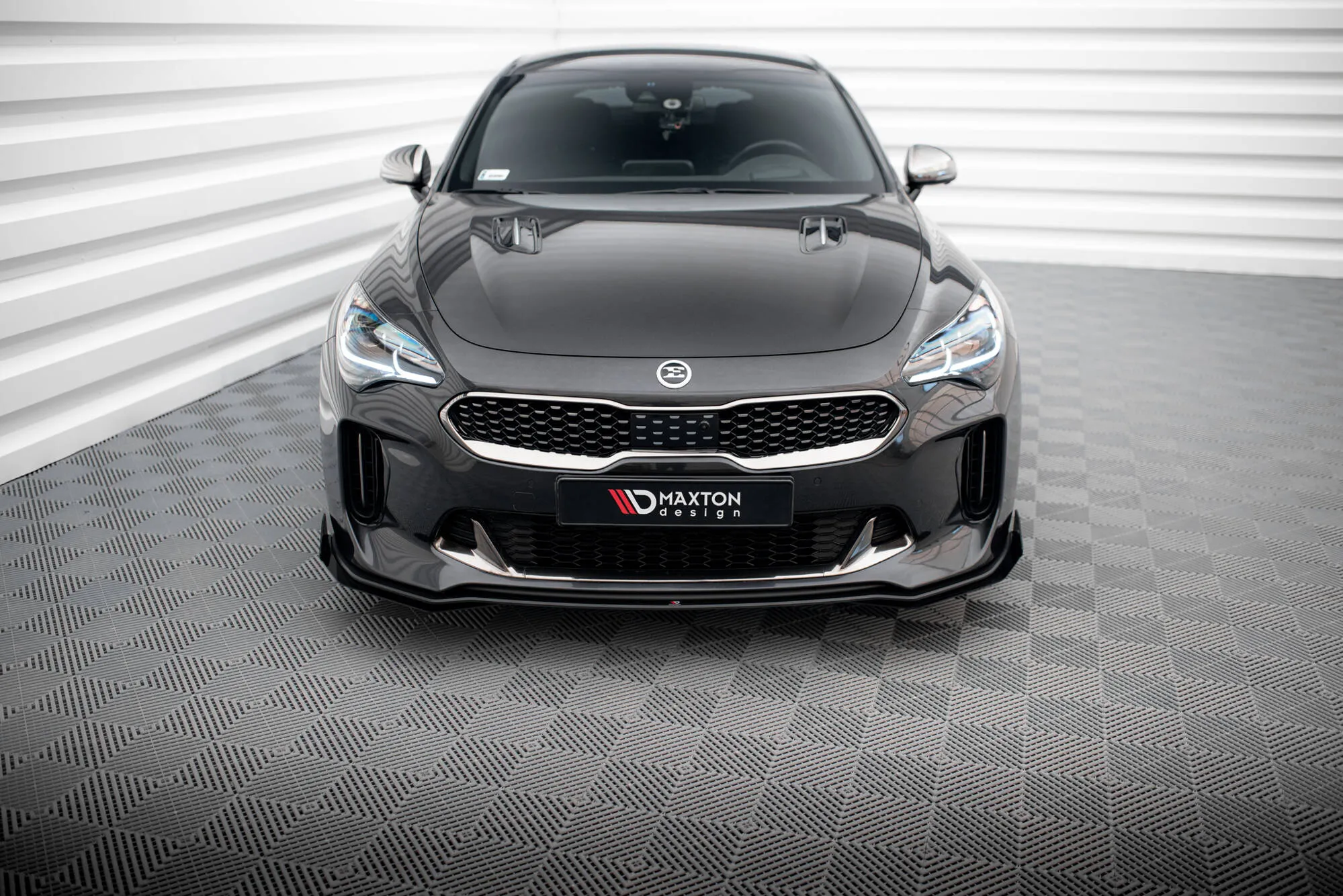 Frontleppe Street Pro Med Flaps Kia Stinger GT / GT-Line / Standard Mk1 - Bilde 2