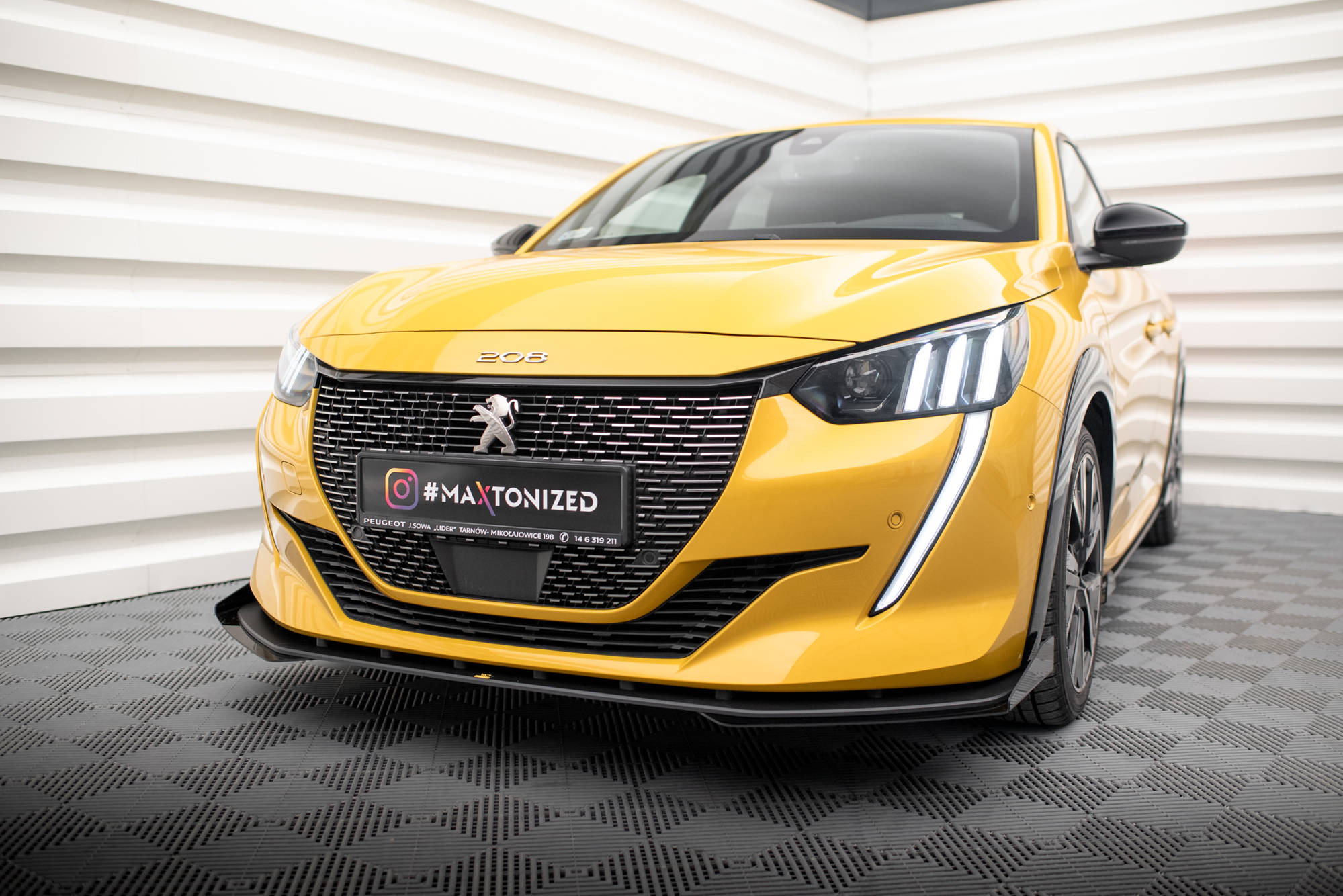Frontleppe Street Pro Med Flaps Peugeot 208 GT Mk2