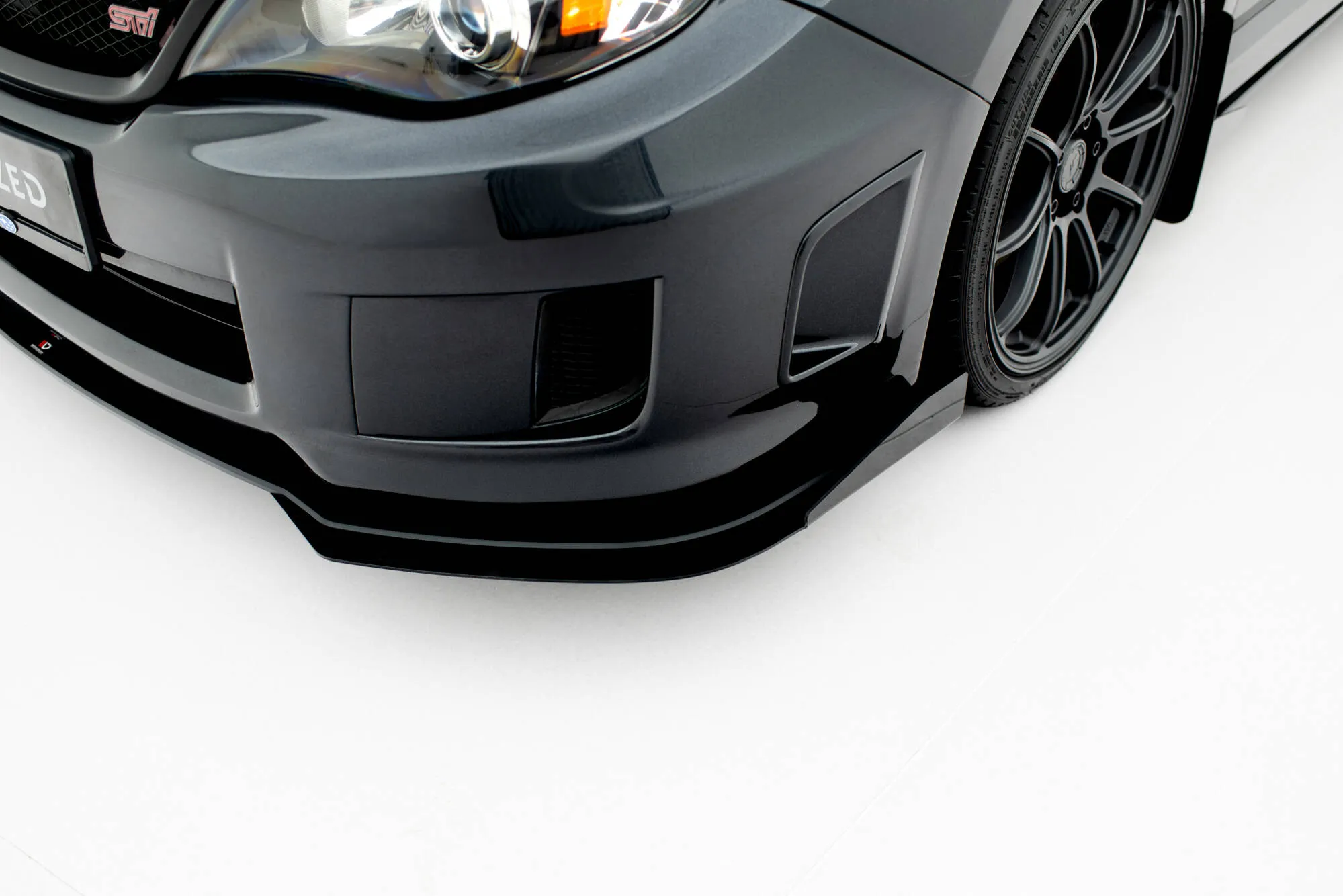 Frontleppe Street Pro Med Flaps Subaru Impreza WRX STI Mk3 Facelift - Bilde 4