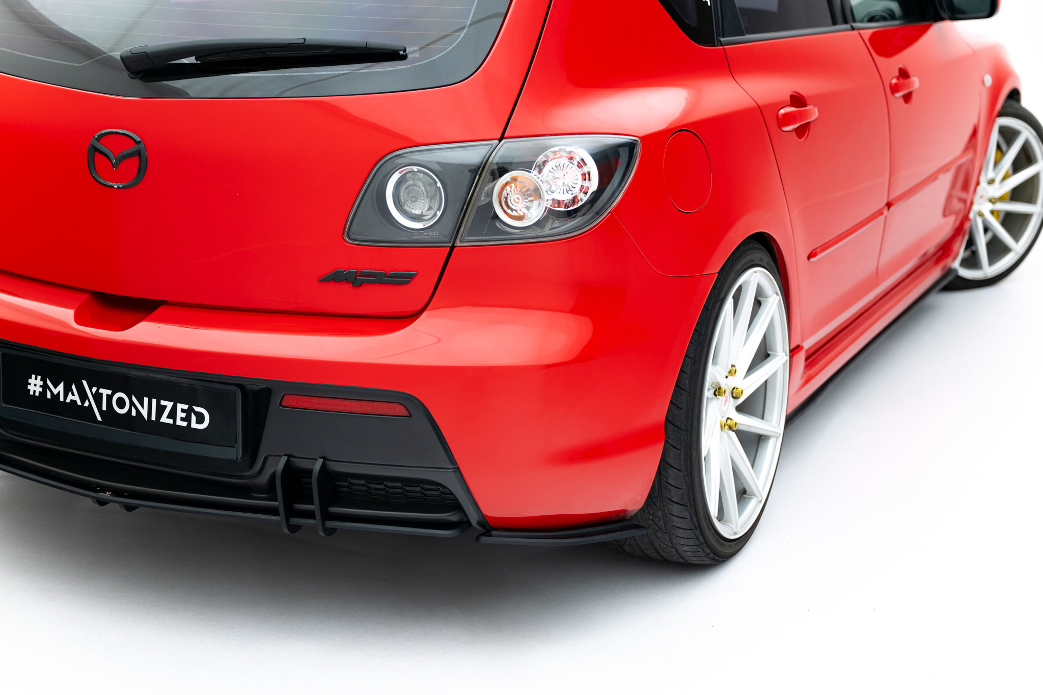 Bakre Flaps Street Pro Mazda 3 MPS Mk1 Wersja EU