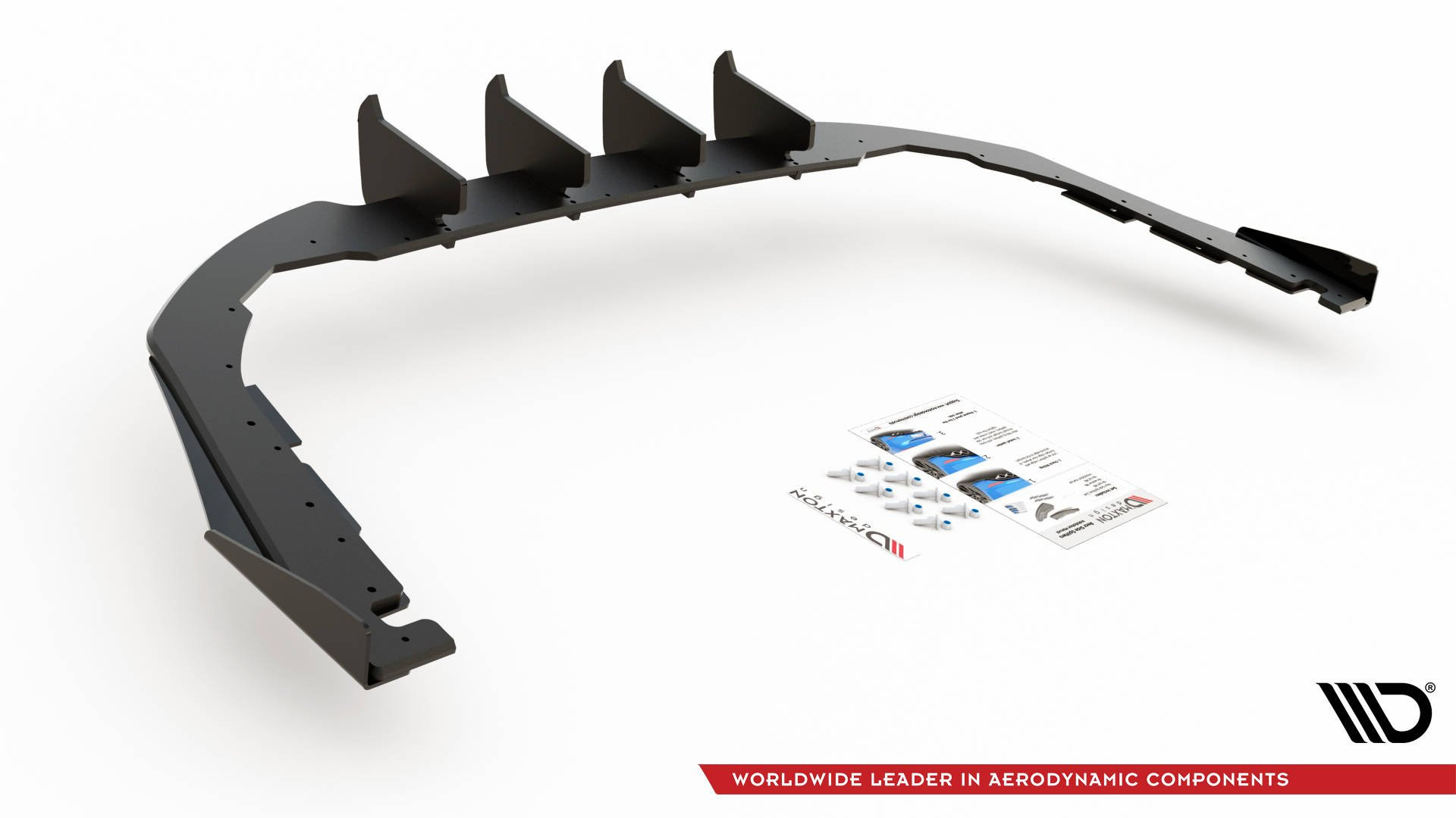 Diffuser Racing Durability med Flaps Volkswagen Arteon R-Line - Bilde 7