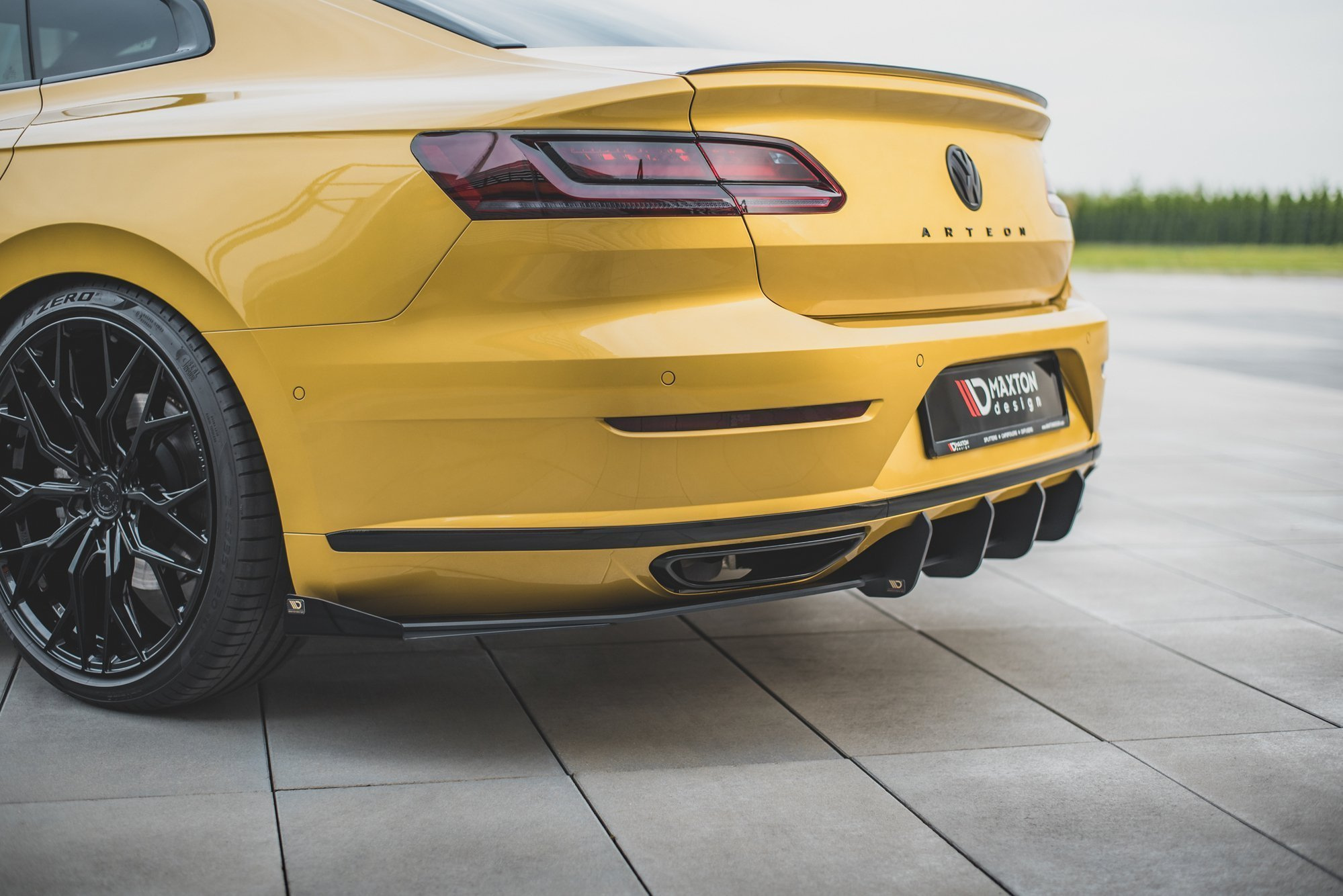 Diffuser Racing Durability med Flaps Volkswagen Arteon R-Line - Bilde 5