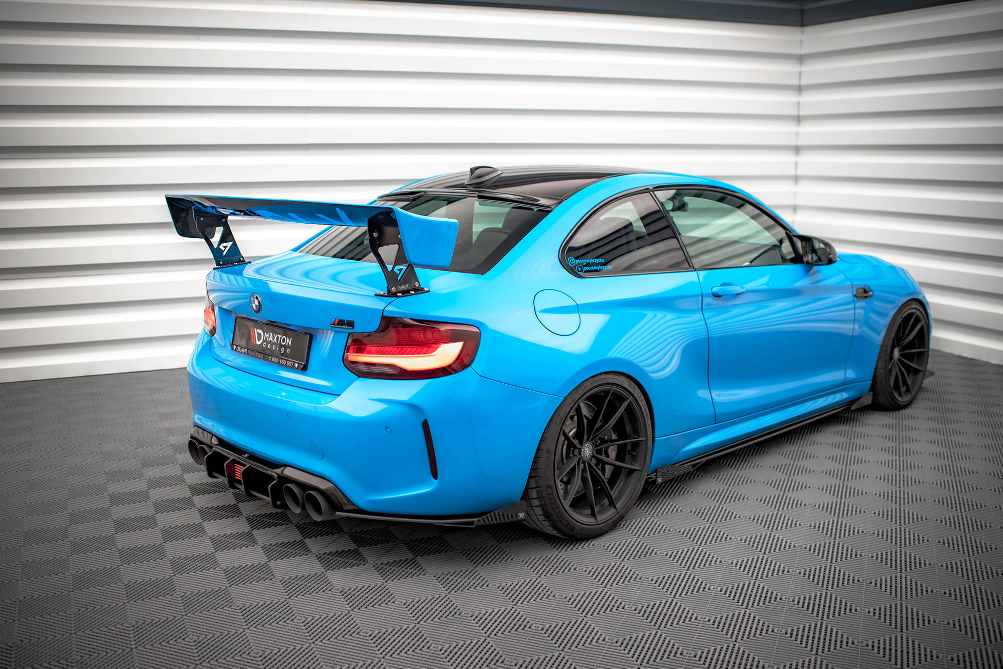 Bakfanger leppe Street Pro + Flaps BMW M2 F87 - Bilde 2