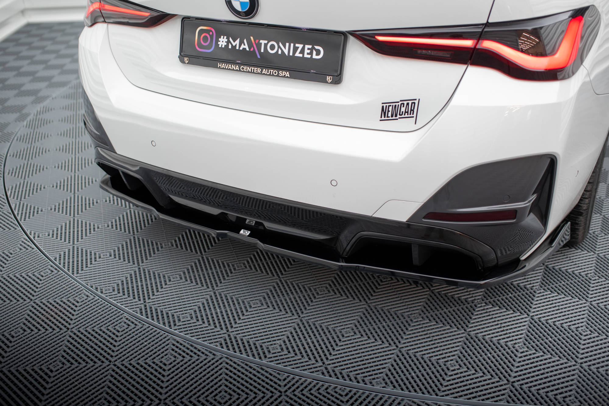 Splitter Bak V.2 BMW i4 M-Pack G26 (med diffusor) - Bilde 2