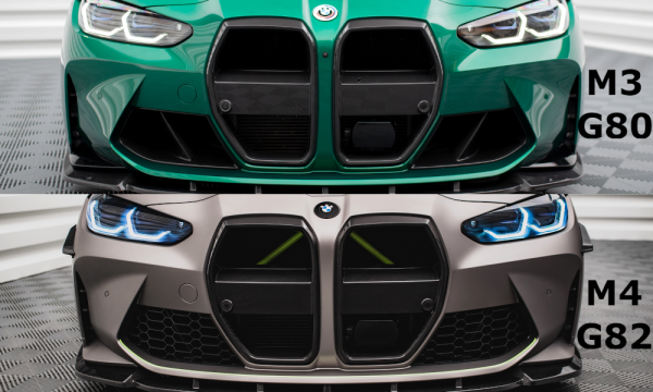 Karbon Grill BMW M4 G82 / M3 G80 - med radar
