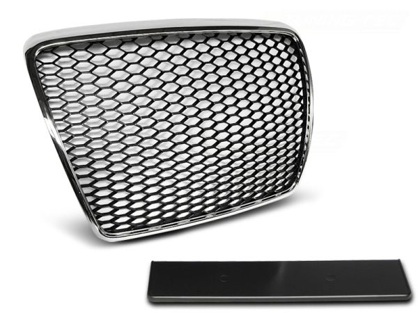 Grill Audi A6 C6 09-11 Chrome RS-Style