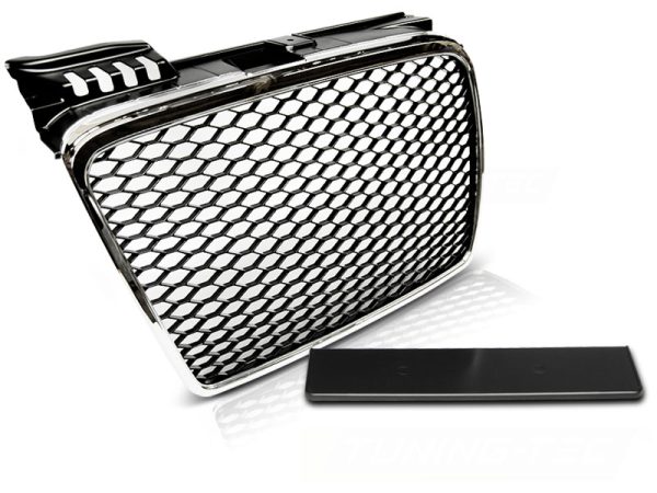 Grill Audi A4 (B7) 04-08 Chrome RS-Type