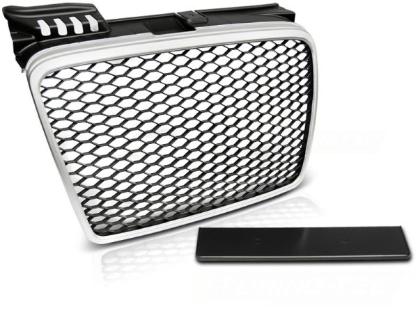 Grill Audi A4 (B7) 04-08 Matt Silver RS-Type