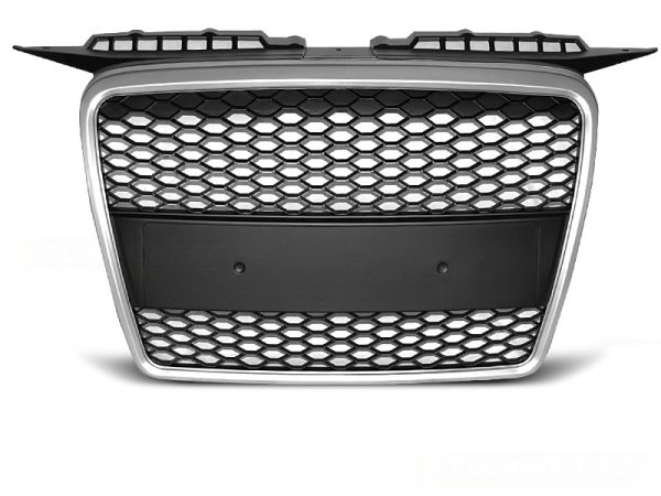 Grill Audi A3 RS-Type 06.05-03.08 Silver Matt
