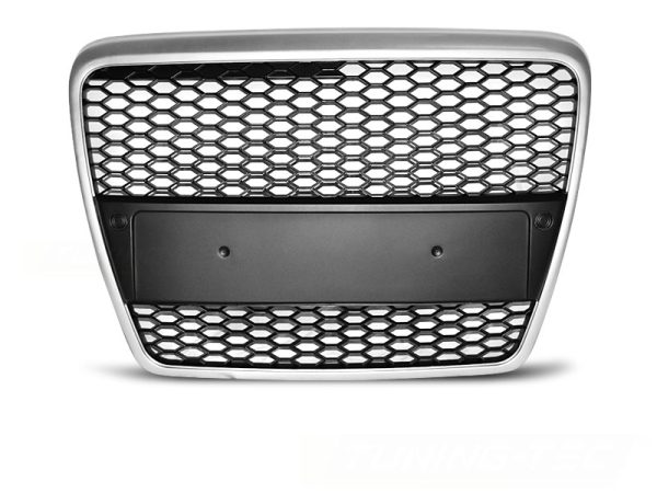 Grill Audi A6 (C6) 04.04-08 Sport Silver