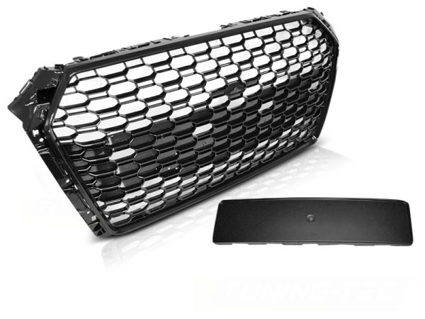 Grill Audi A4 B9 15-19 Sport Blank Black