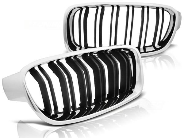 Grill Bmw F30 / F31 10.11- Chrome Black M3 Look