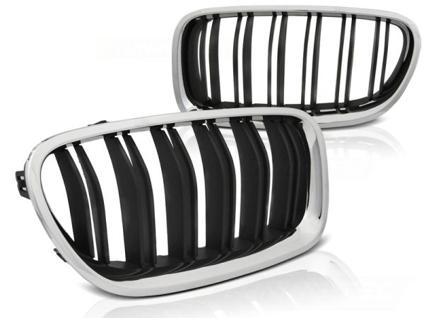 Grill Bmw F10 / F11 10-16 Chrome Black Sport Look