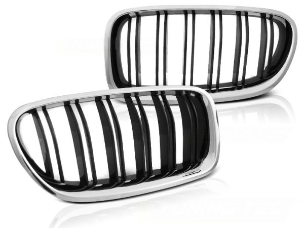 Grill Bmw F10 / F11 10-16 Chrome Glans Black Sport Look