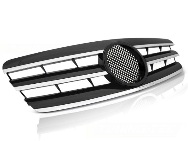 Grill Mercedes W203 00-07 Sport Black Chrome