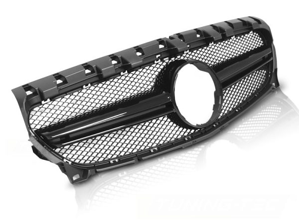 Grill Mercedes CLA W117 13-19 Glans Black Sport Style
