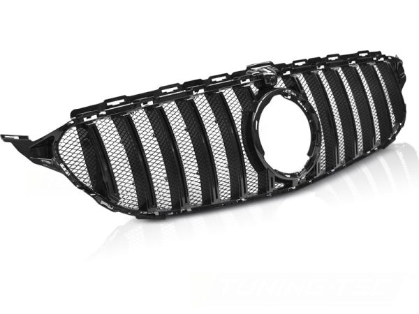 Grill Mercedes W205 18- Sport Glossy Black