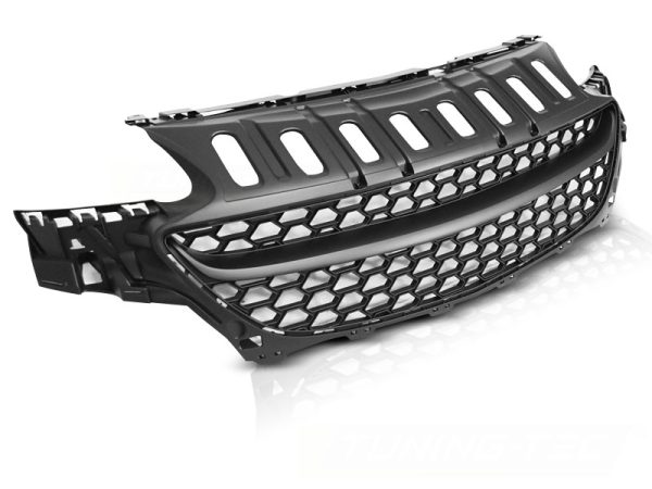 Grill Opel Corsa E 14-19 Sort