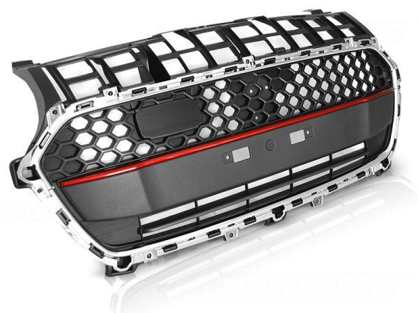 Grill Suzuki Swift VI 17-20 Chrome Red Line