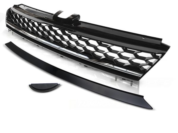 Grill VW Golf 7 13-17 Sport Black Chrome
