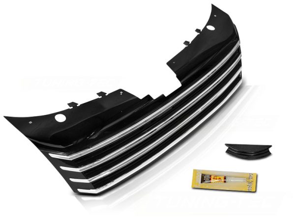 Grill VW Passat B7 10-14 Black Chrome