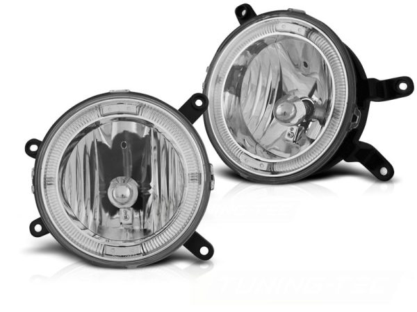 Tåkelys Ford Mustang 04-09 Angel Eyes Chrome - Bilde 2
