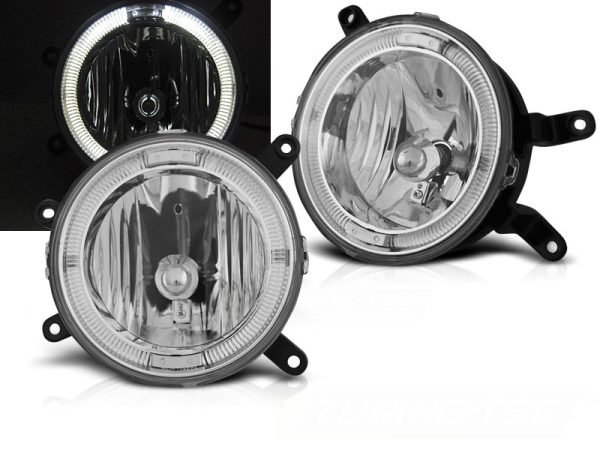 Tåkelys Ford Mustang 04-09 Angel Eyes Chrome