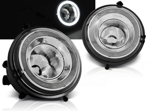 Tåkelys Mini Cooper R55. R56. R57 Angel Eyes Led Drl