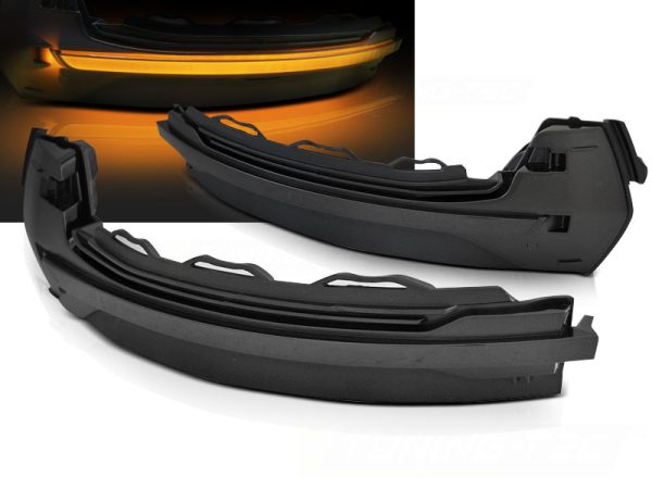 Speil Blinklys Audi A3 8V 12-16 Smoke Led Seq