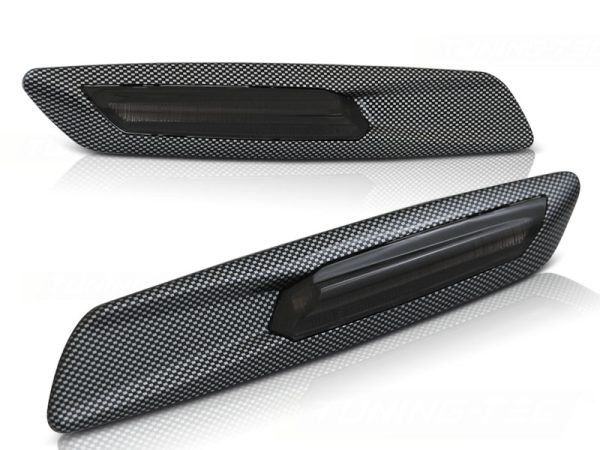 Blinklys Bmw E60 / E90 / E92 / E82 Smoke Led Carbon F10 Style - Bilde 2