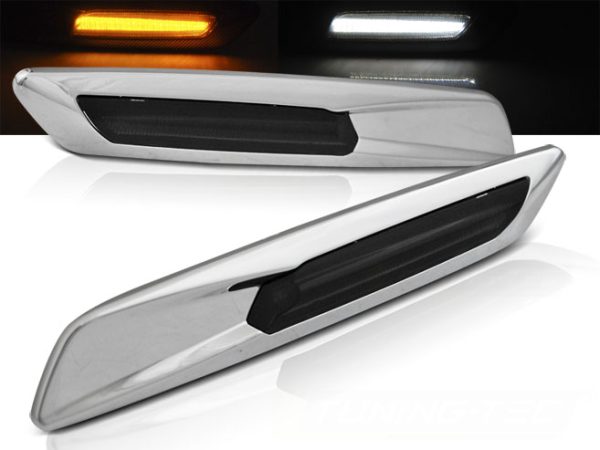 Blinklys F10 Style Bmw E60 / E90 / E92 / E82 Smoke Silver Led