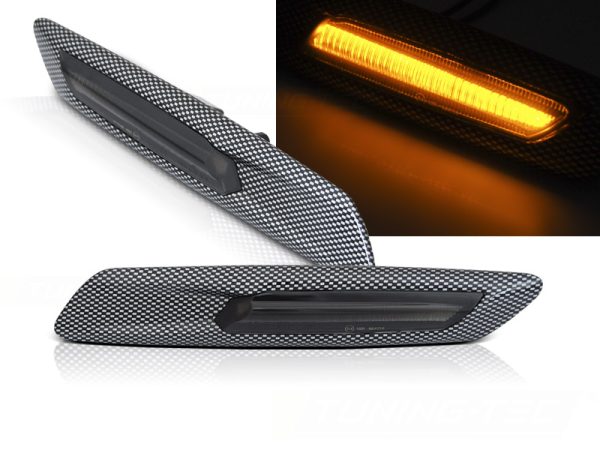 Blinklys Bmw F10 / F11 10-13 Carbon Smoke Seq Led