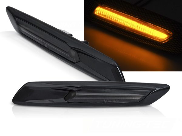 Blinklys Bmw F10 / F11 10-13 Black Smoke Seq Led