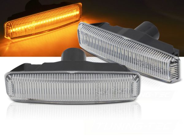 Blinklys Bmw E39 95-03 White Led Seq