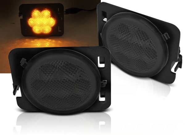 Blinklys Jeep Wrangler JK 07-18 Led Smoke