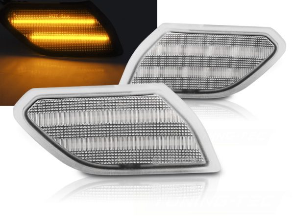 Blinklys Jeep Wrangler JL 18- Led Chrome