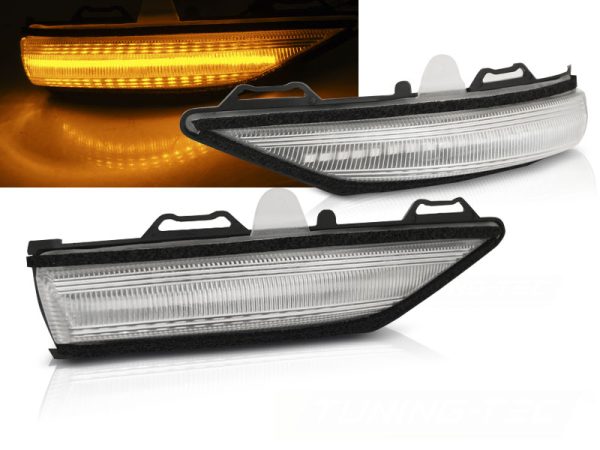 Blinklys Ford Fiesta MK8 17- Seq Led White