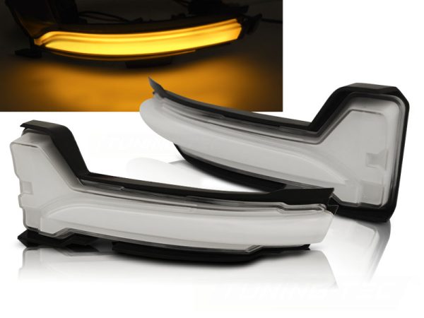 Blinklys Ford Focus MK4 18- Seq Led White