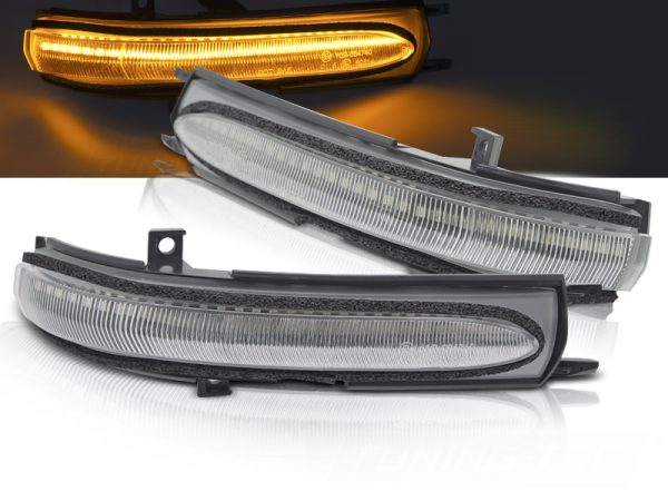 Blinklys I Speilet Honda Civic 04-06 Accord 02-08 White Led Seq