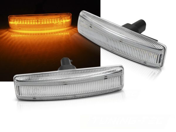 Blinklys Land Rover Range Sport 05-12 White Led