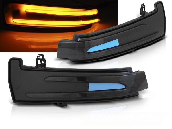 Blinklys I Speilet Mercedes W204 / W212 / W176 / W221 / W166 / X204 Smoke Led Seq