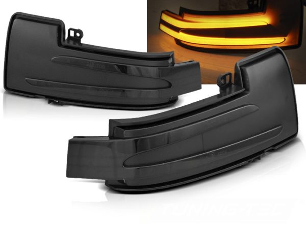 Blinklys I Speilet Mercedes W166 / W463 / W251 Smoke Led Seq