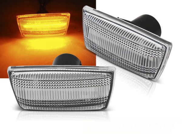 Blinklys Opel Astra H / Corsa D / Insignia / Zafira White Led Seq