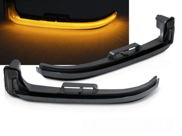 Speil Blinklys Peugeot 3008 16- / 5008 17- Smoke Led Seq