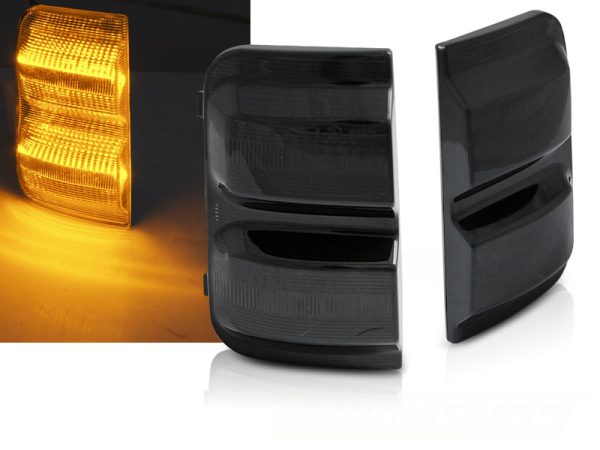 Speil Blinklys Peugeot Boxer / Fiat Ducato / Citroen Jumper Smoke Led Seq