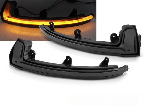 Speil Blinklys Porsche Cayenne II 15-17 Smoke Led Seq