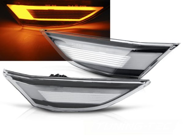 Blinklys Porsche 911 (991) Carrera 11-15 White Led Seq