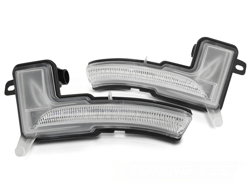 Blinklys I Speilet Renault Clio IV 16-19 White Led Seq - Bilde 2