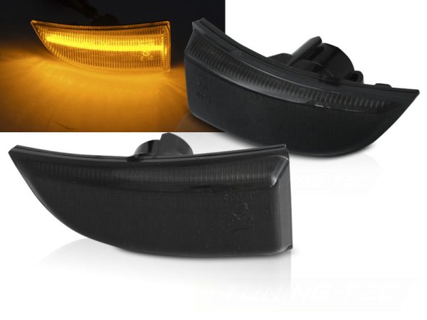 Speil Blinklys Renault Scenic III / Megane III Smoke Led Seq
