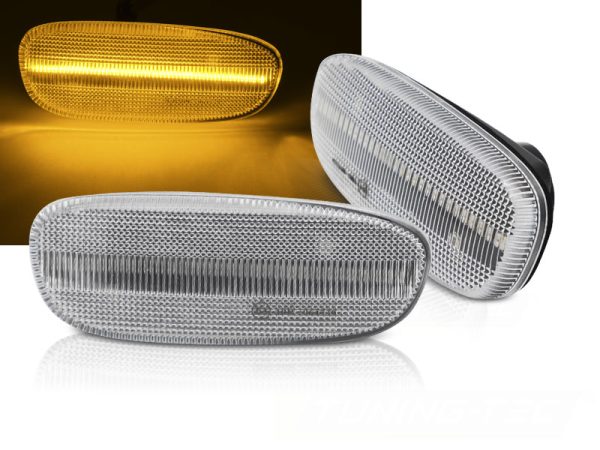 Blinklys Subaru Impreza 93-00 White Seq Led